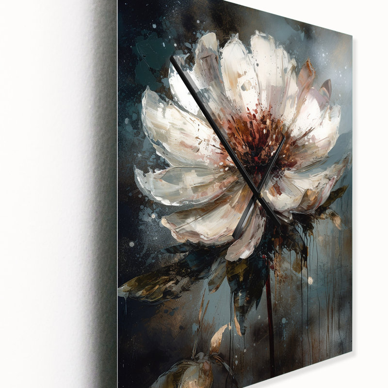Melody of Daisy - Horloge murale fleurie, Moyen