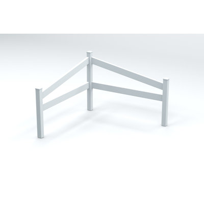 29.75'' H x 60'' W White Vinyl Fencing