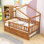 Lit simple en bois avec lit gigogne et garde-corps-550896542-550896545