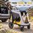 Large Dog Stroller, One-Touch Open & Fold Pet Stroller for Dogs Up to 92.6 lbs, Spacious Panoramic Cabin, Dual Entry, 360° Front Wheels & Rear Brake