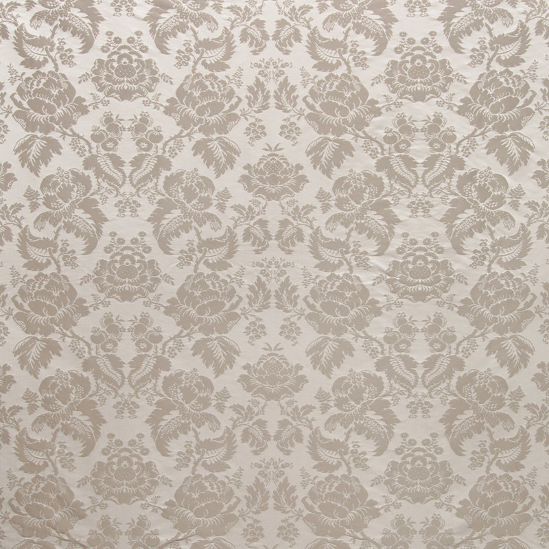 Moulins Silk Fabric, Gray