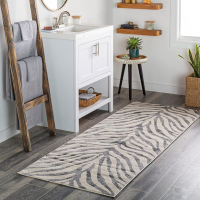 Geometric Machine Tufted 80cm X 220cm Area Rug