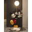 Décoration créative en résine Mickey avec plateau en métal