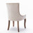 A&a furniture ultra side dining chairs | set of 2 | thickened fabric, solid wood legs | bronze nailhead-497689671-497689531