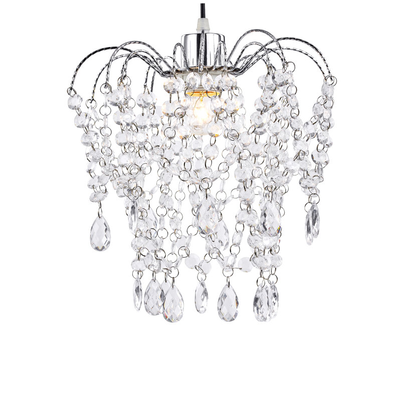 Herrera 1 - Light Chrome Crystal Pendant