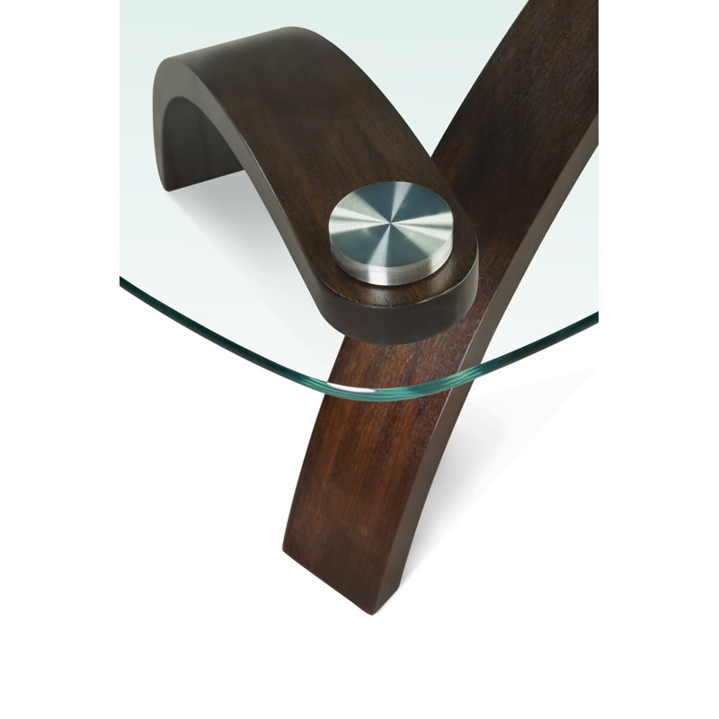 Comeaux Glass Top Coffee Table