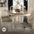 Azil Solid Wood Base Dining Table