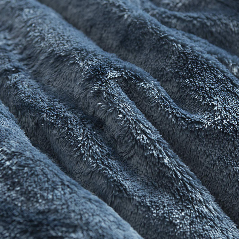 Other Items Coma Inducer Fleece Throw Blanket, King, Smoke Blue