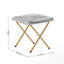 Fauteuil surdimensionné rembourré avec soucoupe et repose-pieds-2002764917