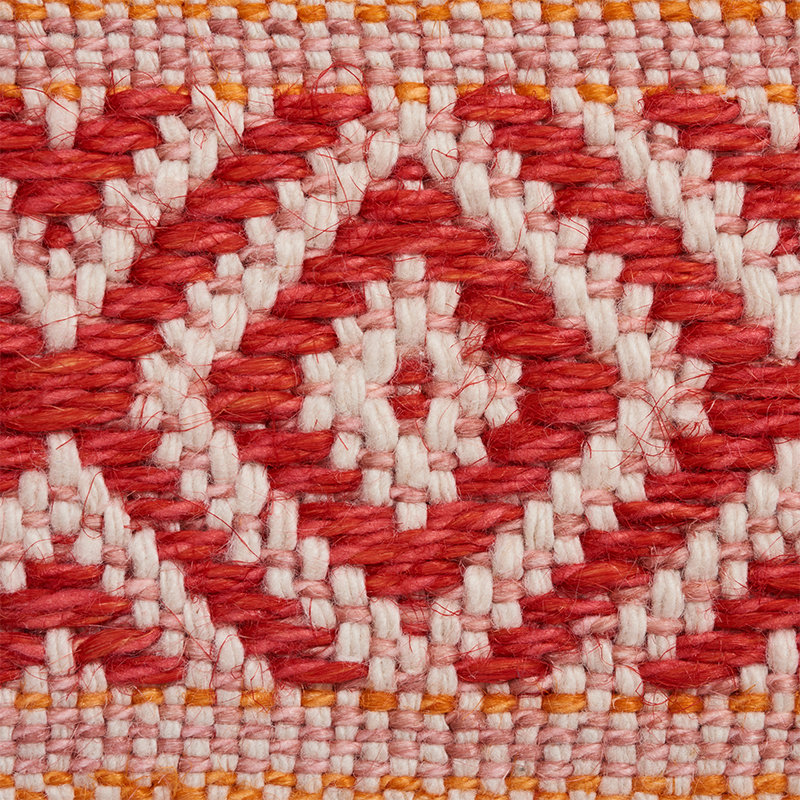 Larson Handwoven Tape, Red/Orange