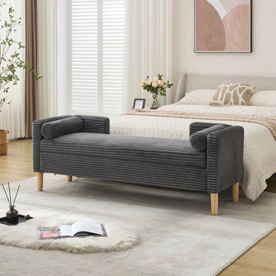 Banc de rangement rembourré 65,35 po