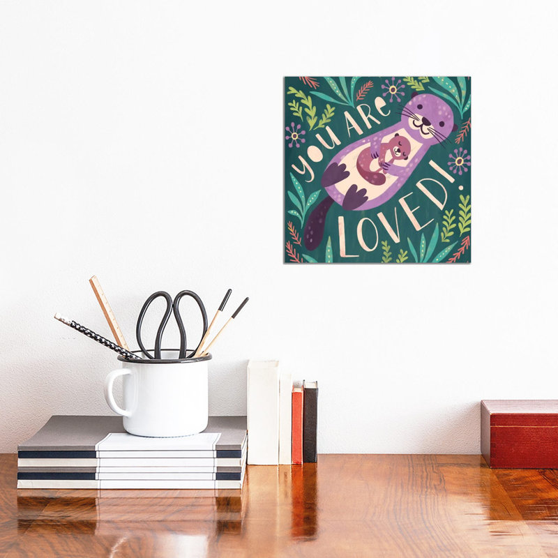 Baby Rainbow Ocean II by Natalie Miles - Wrapped Canvas Print, 30.48 cm H x 30.48 cm W