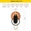 Bansemer LED Armed Sconce