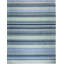 Blue Hand-Knotted Wool Striped Pixelation Geometric Modern Contemporary Carpet Rug-1460173584