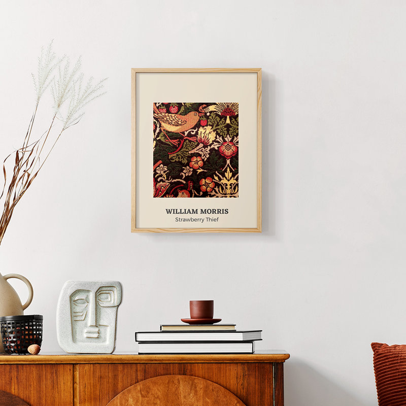 William Morris, reproduction encadrée XCIX, Naturel, H 14 po x l 11 po