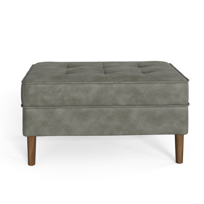 Geo Upholstered Ottoman