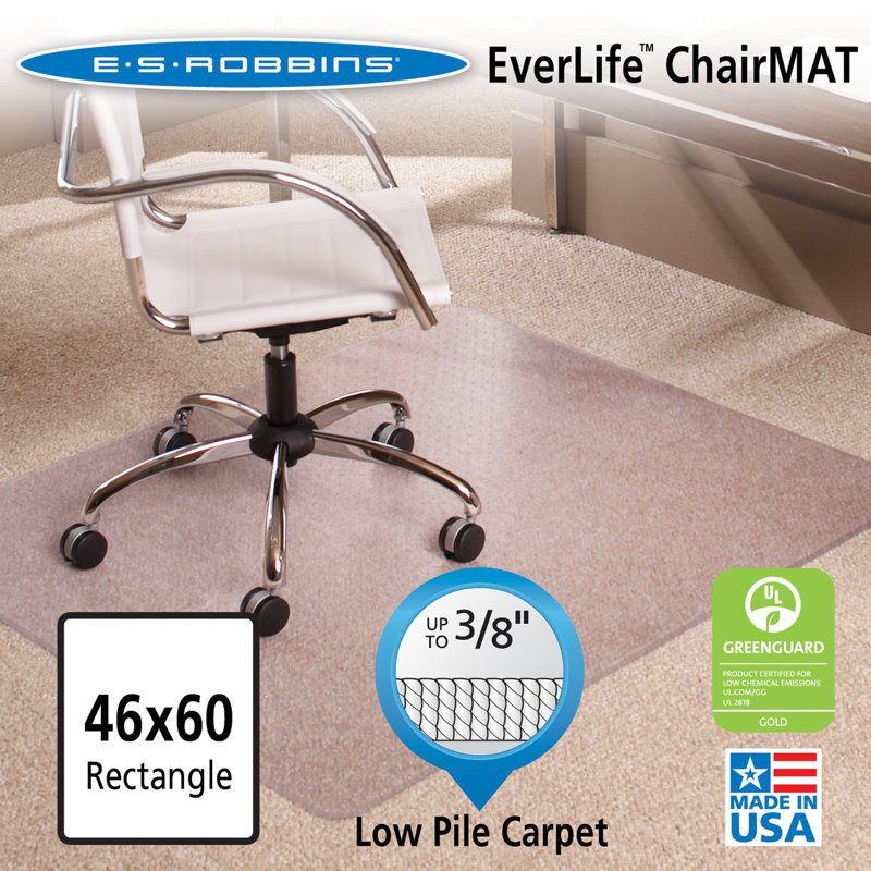 Tapis de chaise à poils bas biseauté anchorbar