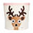 3 Sprouts - Canvas Storage Bin - Laundry and Toy Basket for Baby and Kids - Deer