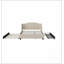 Lit plateforme tapissier avec tête de lit à oreilles, un lit gigogne simple et 2 tiroirs, aucun sommier nécessaire-1504594495