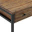 Solid Wood Top Metal Base Writing Desk-2094900299