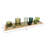 Round Glass Votive Holders on Wood Tray-1236766981