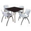 Plateau de table Kee Square, 4 chaises empilables-1034344217-1034344218-1034344220