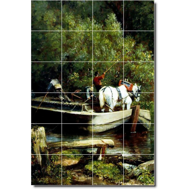 Carreau de peinture murale 32 po x 48 po 8 po x 8 po, Country 01931
