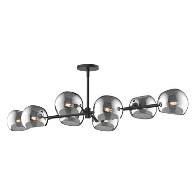 Willow 8 Light Metal Sputnik Chandelier
