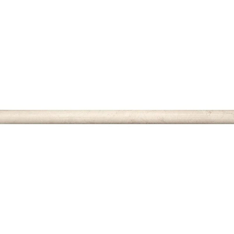 12 x 0.6 Wooden Marble Round Tile Trim, Beige