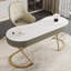 Bureau blanc avec 3 tiroirs blanc et gris-744929615