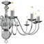 Albie 12 - Light Silver Chandelier Pendant