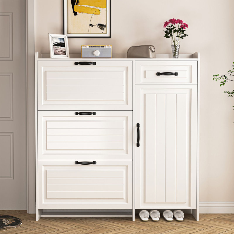 20 Pair Flip Down Shoe Storage