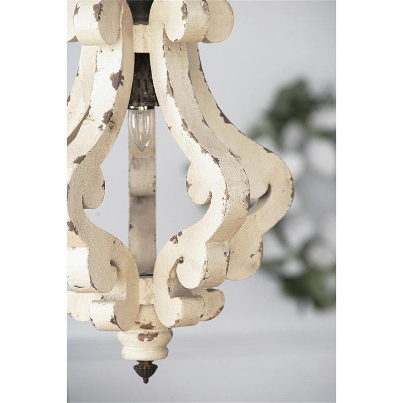 Newtowne Wood Geometric Chandelier