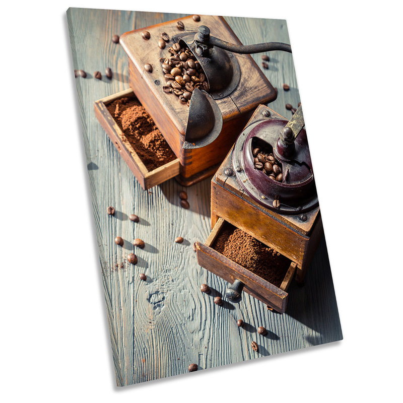 Coffee Grinder Machine Kitchen Picture - Wrapped Canvas Print, 45.7cm H x 30.5cm W x 2cm D