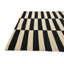 Tapis noir et blanc 3x5 Petrella