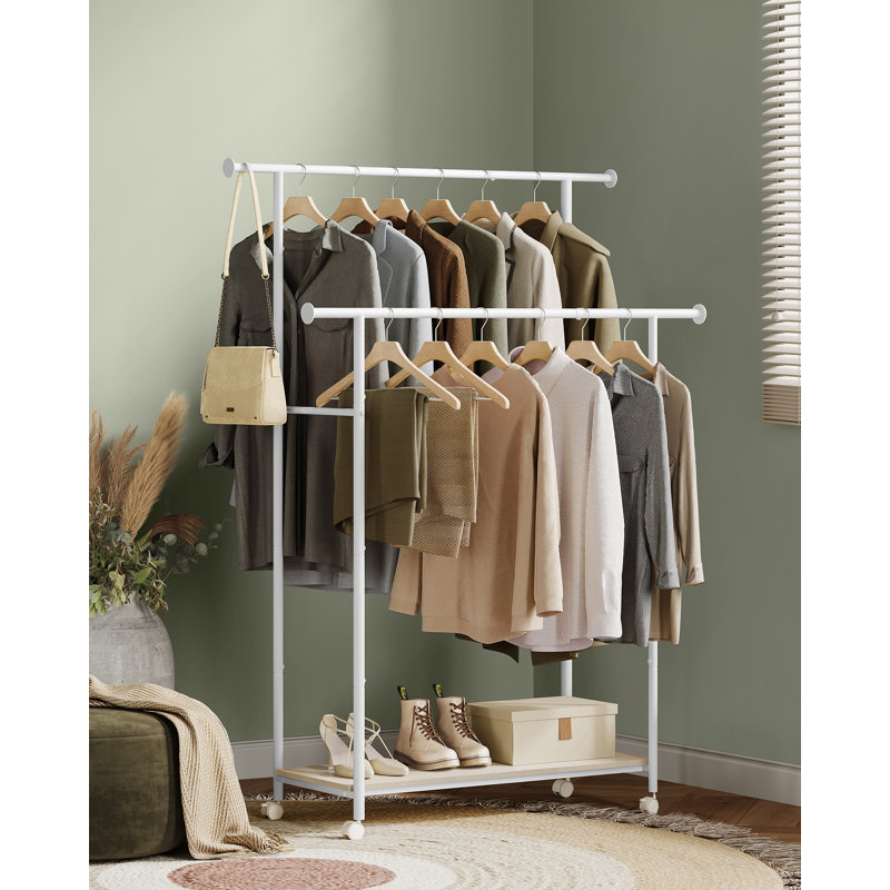Seith 98.5cm Rolling Clothing Rack