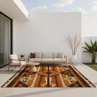 Tapis intérieur et extérieur Sunset Embers