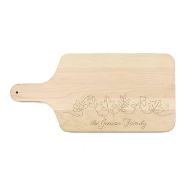 Xoxo Paddle Cutting Board Designs Direct Creative Group Color: Walnut