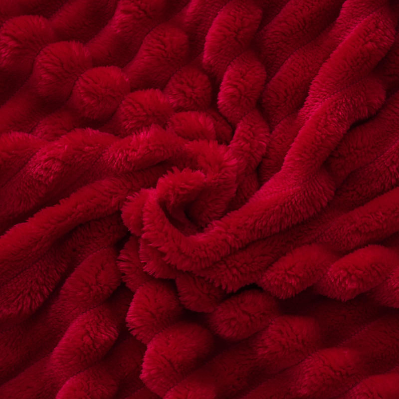Jeté en molleton rouge 50 po x 60 po Valentines Day Decorations