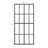 34" X 72" Walk-In Shower Door, Black, Tempered Glass, Stable Construction Screen, Strong Assembly Kit