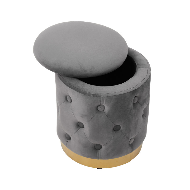 Upholstered Storage Ottoman