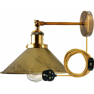 Plug-in Armed Sconce