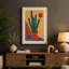 Geometric Cactus Mid-Century - Wrapped Canvas-1196214949-1196214959