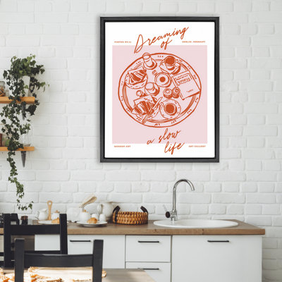 Cadre flottant Dreaming A Slow Life, design par The Prints Vibe