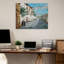 Citation artistique «Procrastinate plus tard». Toile tendue par John Vorhaus-1627520713