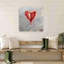 «Dripping Heart Balloon Abstract Contemporary Modern Urban», reproduction d'art mural-129970821