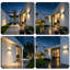 Black Plug-in Integrated LED Outdoor Sconce
