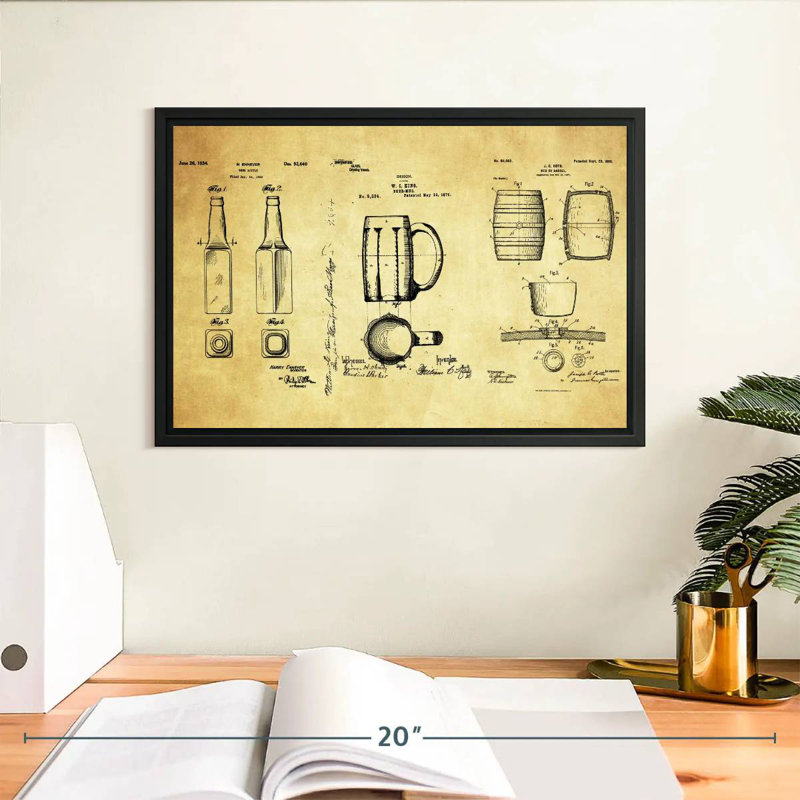 Beer Compilation, 9" H x 13" W