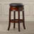 Avelina Swivel Upholstered Counter Stool with Solid Wood Frame-213054778