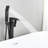 Free Standing Tub Faucet Floor Mount Tub Filler Bathroom Faucet Single Handle with Hand Shower-109469639